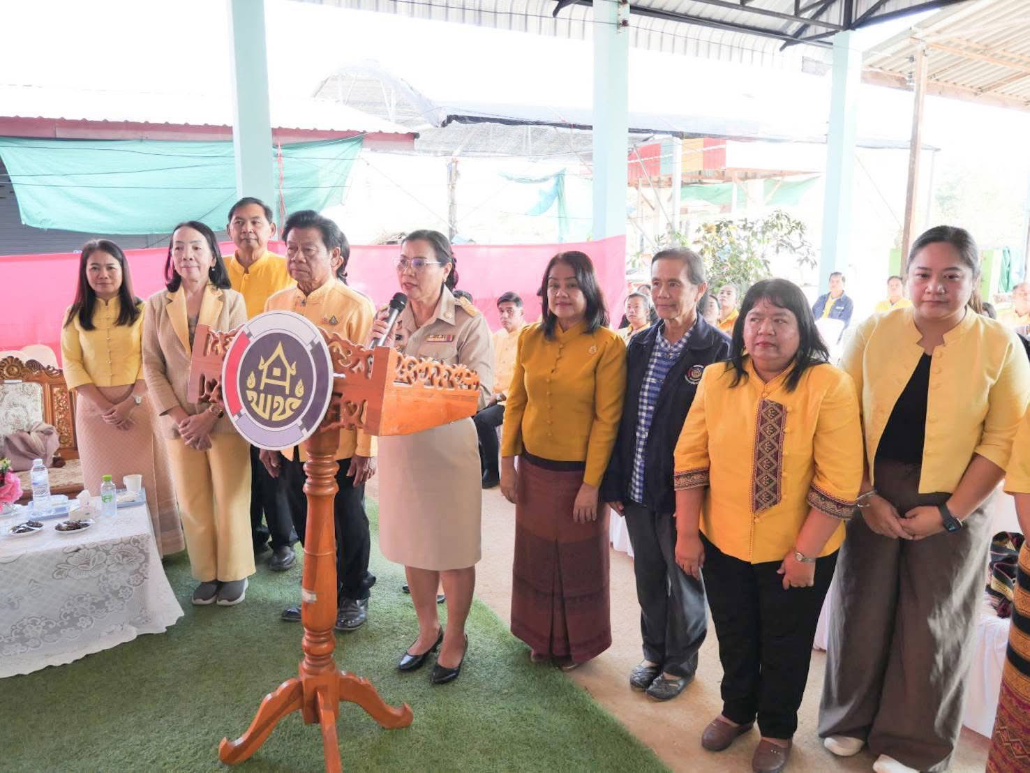 พัฒนาชุมชนสุโขทัย จัดกิจกรรม Kick off การรณรงค์และเชิญชวนการจัดเก็บข้อมูลความจำเป็นพื้นฐาน (จปฐ.) ประจำปีงบประมาณ พ.ศ. 2568