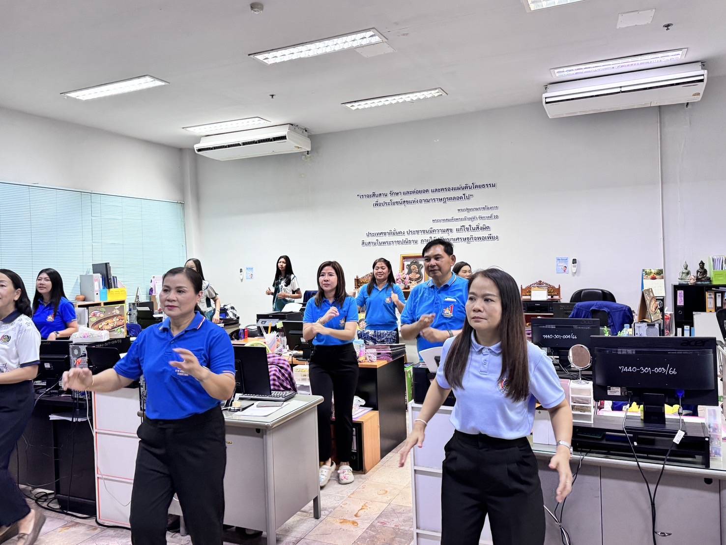 พัฒนาชุมชนสุโขทัยจัดกิจกรรมออกกำลังกาย “สุขภาพดี มีพลัง ด้วยการออกกำลังกาย” ภายใต้โครงการ “(five)P CDD สุโข : องค์กรแห่งความสุข”