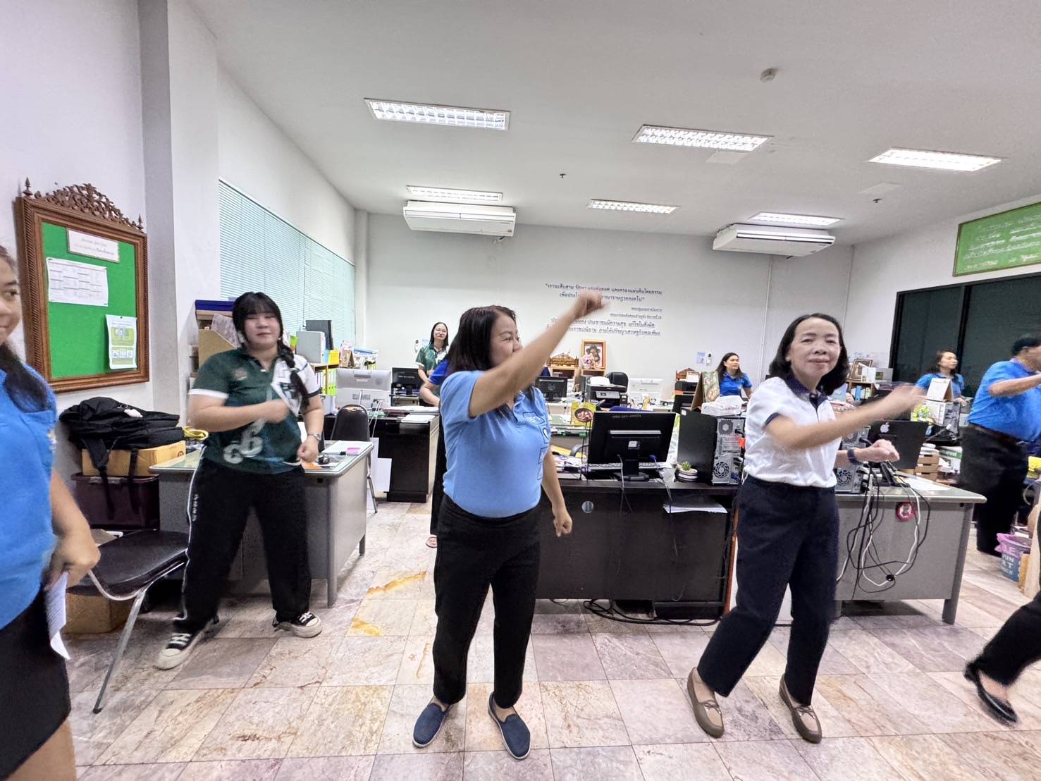 พัฒนาชุมชนสุโขทัยจัดกิจกรรมออกกำลังกาย “สุขภาพดี มีพลัง ด้วยการออกกำลังกาย” ภายใต้โครงการ “(five)P CDD สุโข : องค์กรแห่งความสุข”