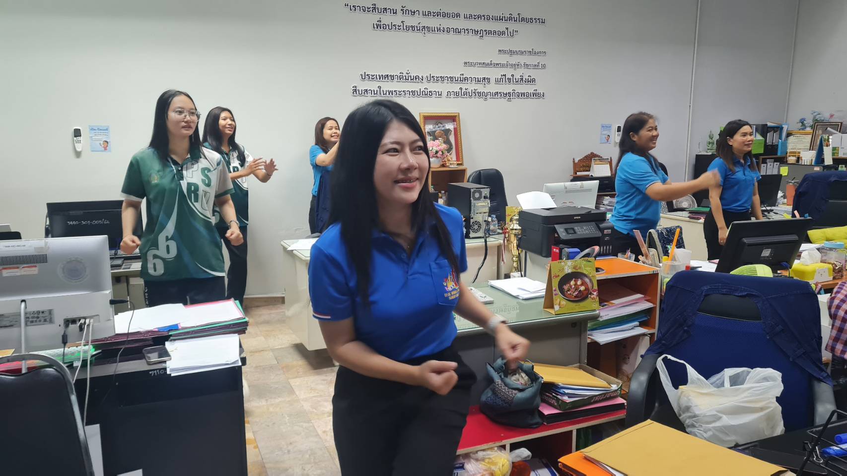 พัฒนาชุมชนสุโขทัยจัดกิจกรรมออกกำลังกาย “สุขภาพดี มีพลัง ด้วยการออกกำลังกาย” ภายใต้โครงการ “(five)P CDD สุโข : องค์กรแห่งความสุข”