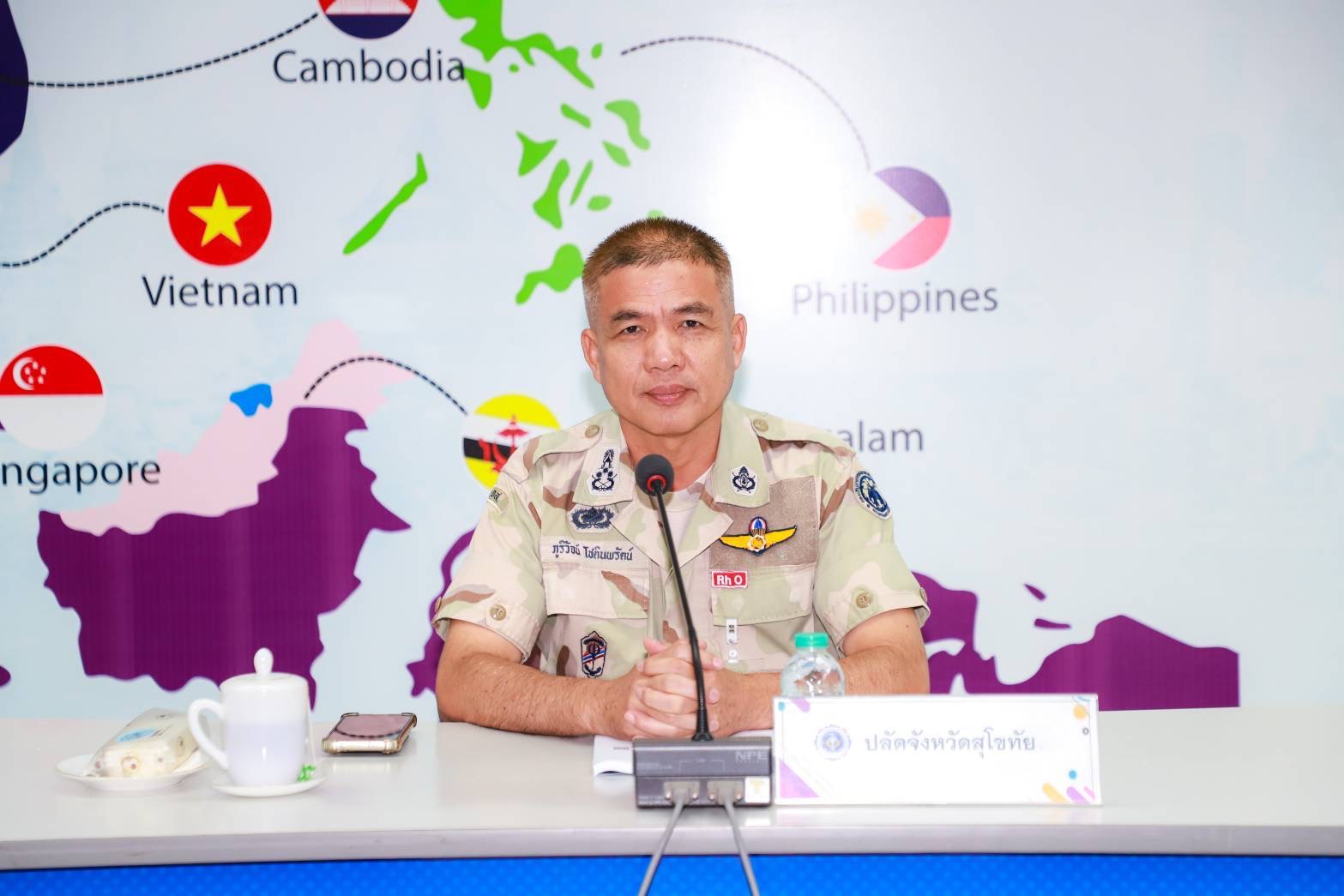 จังหวัดสุโขทัยประชุมคณะทำงานเฝ้าระวังปัญหายาเสพติด จังหวัดสุโขทัย (โต๊ะข่าว) ครั้งที่ 5/2568