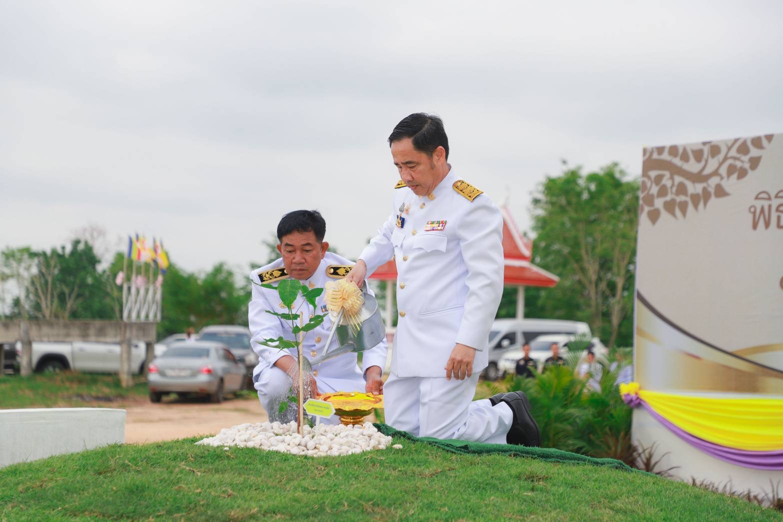 จังหวัดสุโขทัยจัดพิธีปลูก “พระศรีมหาโพธิทศมราชบพิตร” และชมวีดิทัศน์ “ธรรมนาวาวัง” ธรรมะพระราชทาน เนื่องในวันวิสาขบูชา พ.ศ. 2568