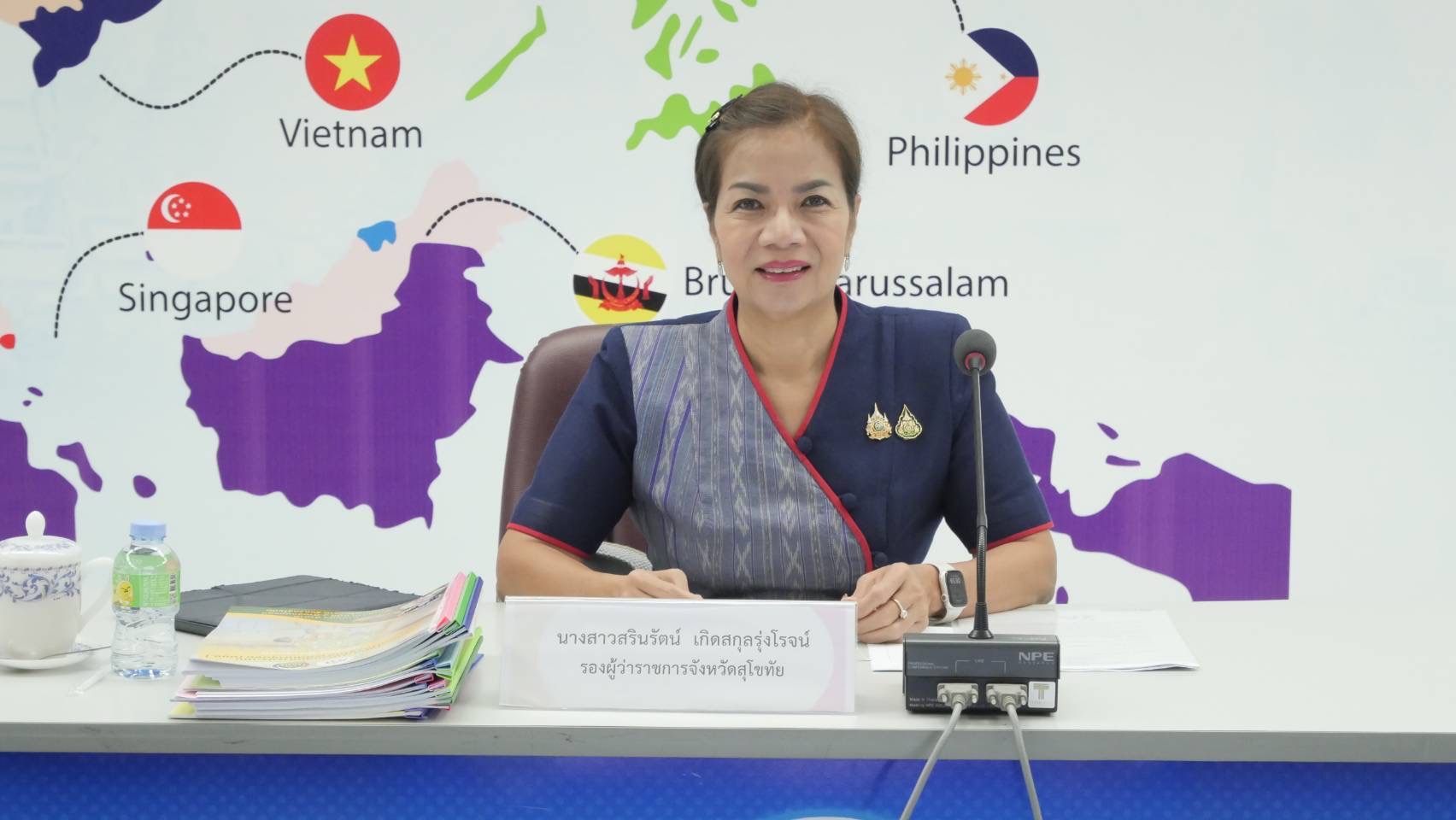 พัฒนาชุมชนจังหวัดสุโขทัยจัดประชุมรับรองมาตรฐานการพัฒนาชุมชน