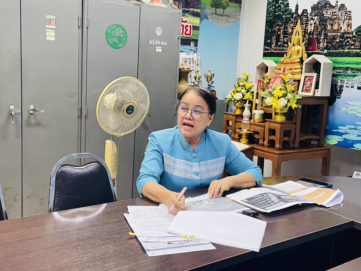 พัฒนาชุมชนจังหวัดสุโขทัย จัดประชุมชี้แจงการดำเนินงานโครงการพัฒนาชุมชนดิจิทัล 4.0 ประจำปี 2568