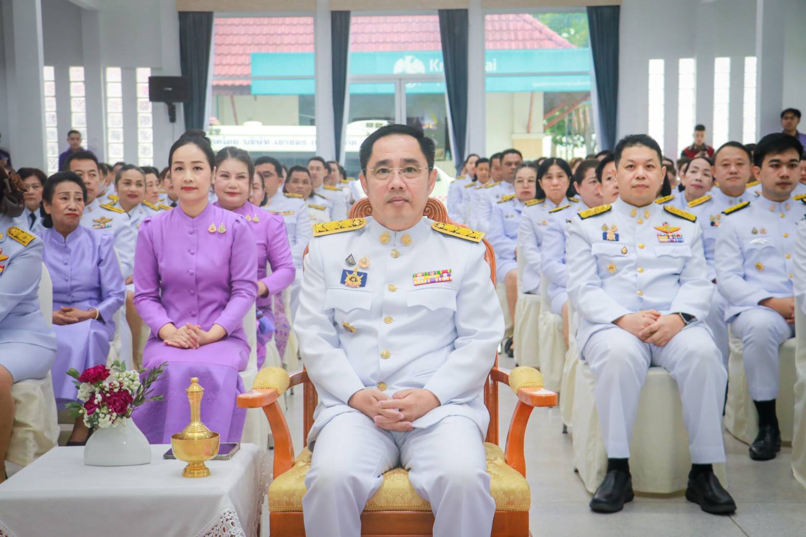 พช.สุโขทัยร่วมพิธีเจริญพระพุทธมนต์ พิธีทำบุญตักบาตรถวายพระราชกุศล เนื่องในวันเฉลิมพระชนมพรรษาสมเด็จพระนางเจ้าฯ พระบรมราชินี 3 มิถุนายน 2568