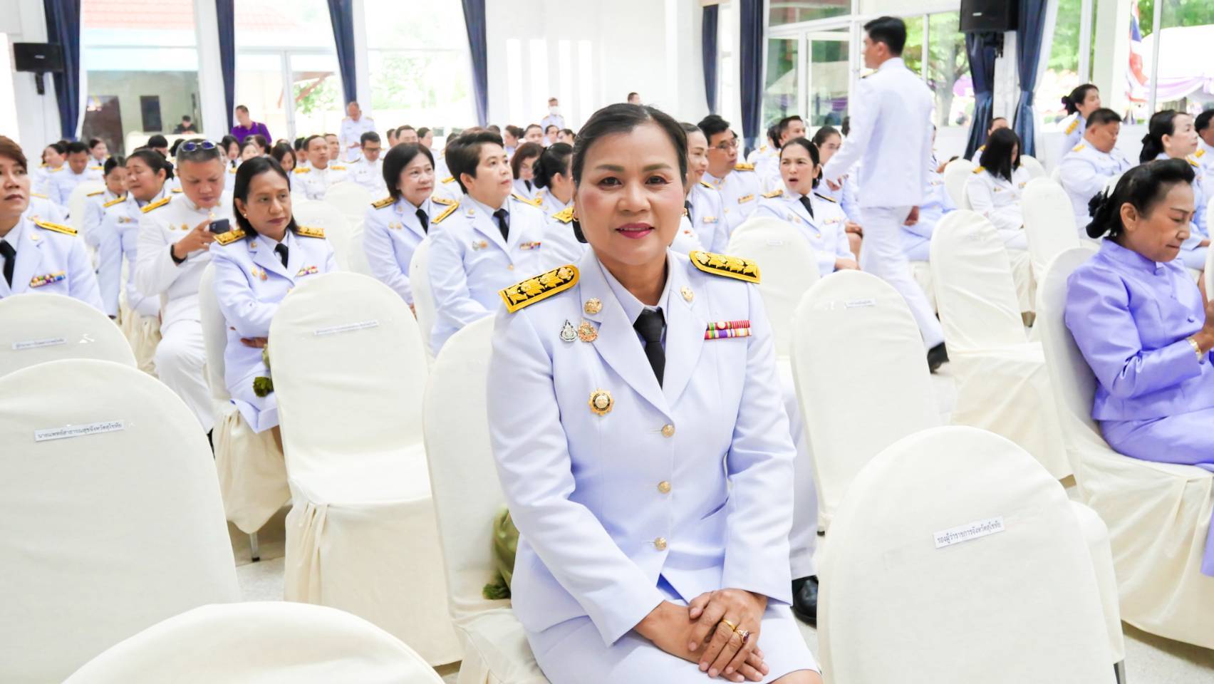 พช.สุโขทัยร่วมพิธีเจริญพระพุทธมนต์ พิธีทำบุญตักบาตรถวายพระราชกุศล เนื่องในวันเฉลิมพระชนมพรรษาสมเด็จพระนางเจ้าฯ พระบรมราชินี 3 มิถุนายน 2568