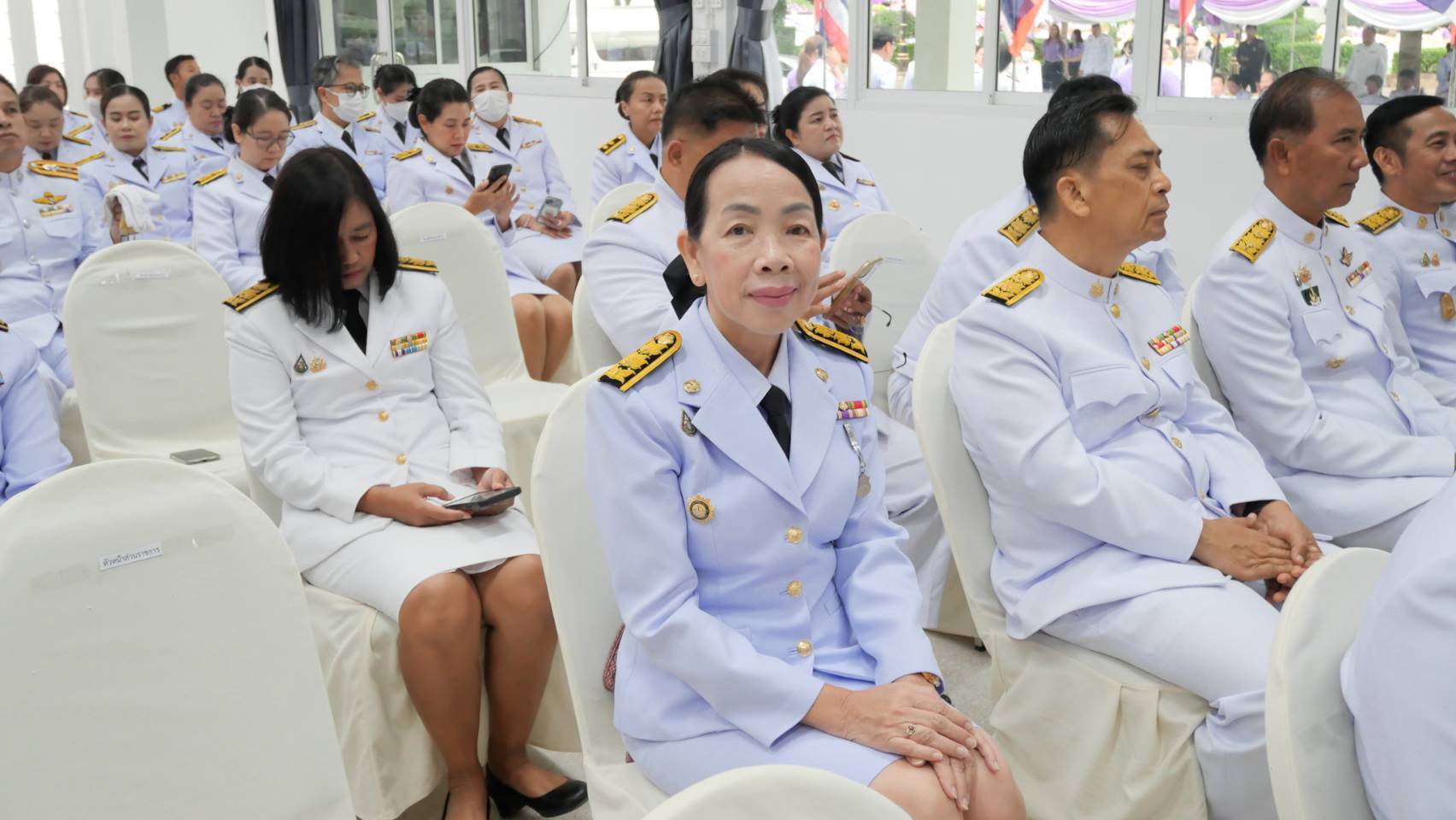 พช.สุโขทัยร่วมพิธีเจริญพระพุทธมนต์ พิธีทำบุญตักบาตรถวายพระราชกุศล เนื่องในวันเฉลิมพระชนมพรรษาสมเด็จพระนางเจ้าฯ พระบรมราชินี 3 มิถุนายน 2568