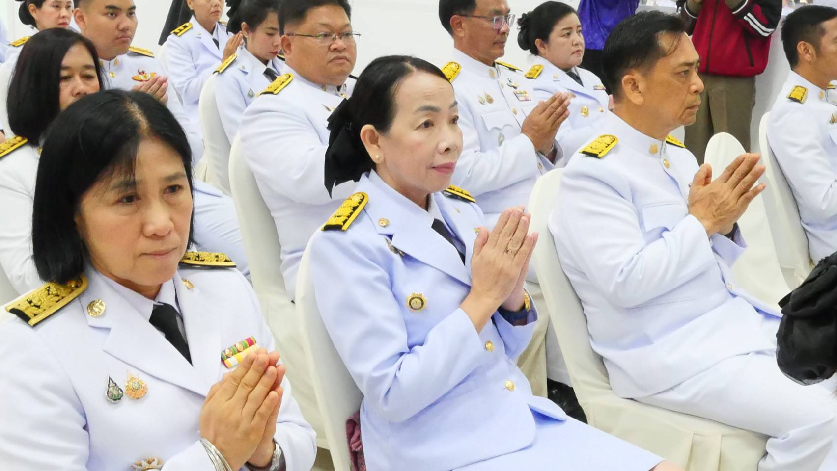 พช.สุโขทัยร่วมพิธีเจริญพระพุทธมนต์ พิธีทำบุญตักบาตรถวายพระราชกุศล เนื่องในวันเฉลิมพระชนมพรรษาสมเด็จพระนางเจ้าฯ พระบรมราชินี 3 มิถุนายน 2568