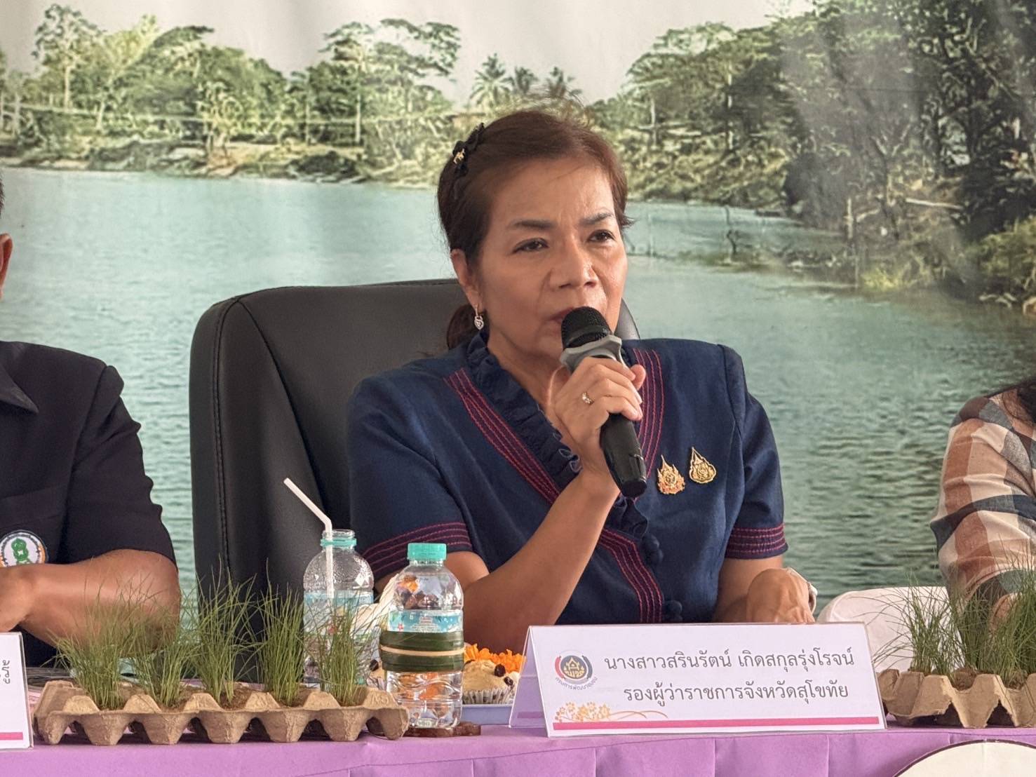 พัฒนาชุมชนสุโขทัยลงพื้นที่คัดสรรกิจกรรมพัฒนาชุมชนดีเด่นระดับจังหวัด ประจำปี 2568