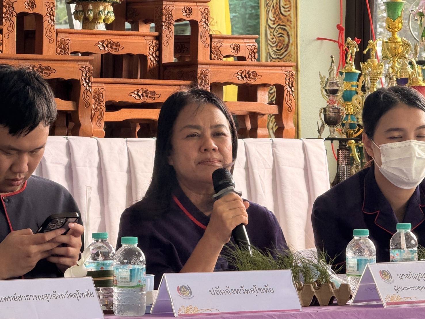 พัฒนาชุมชนสุโขทัยลงพื้นที่คัดสรรกิจกรรมพัฒนาชุมชนดีเด่นระดับจังหวัด ประจำปี 2568