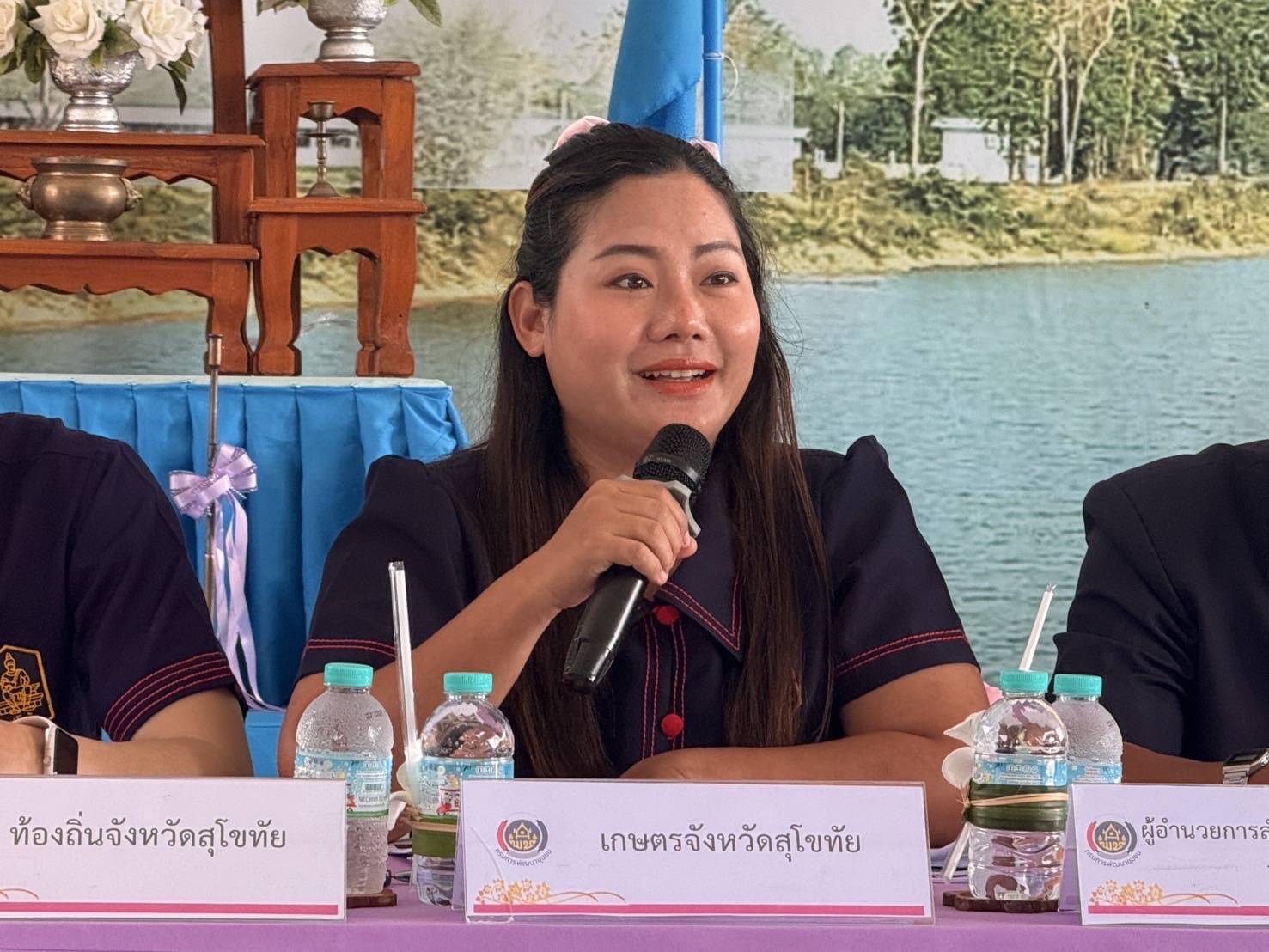 พัฒนาชุมชนสุโขทัยลงพื้นที่คัดสรรกิจกรรมพัฒนาชุมชนดีเด่นระดับจังหวัด ประจำปี 2568