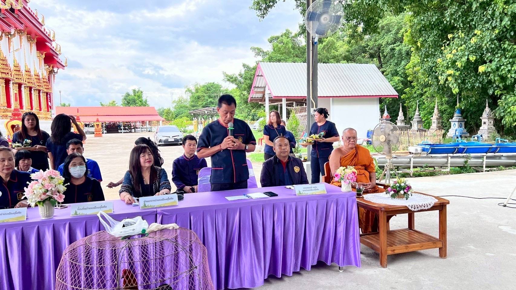 พัฒนาชุมชนสุโขทัยลงพื้นที่คัดสรรกิจกรรมพัฒนาชุมชนดีเด่นระดับจังหวัด ประจำปี 2568