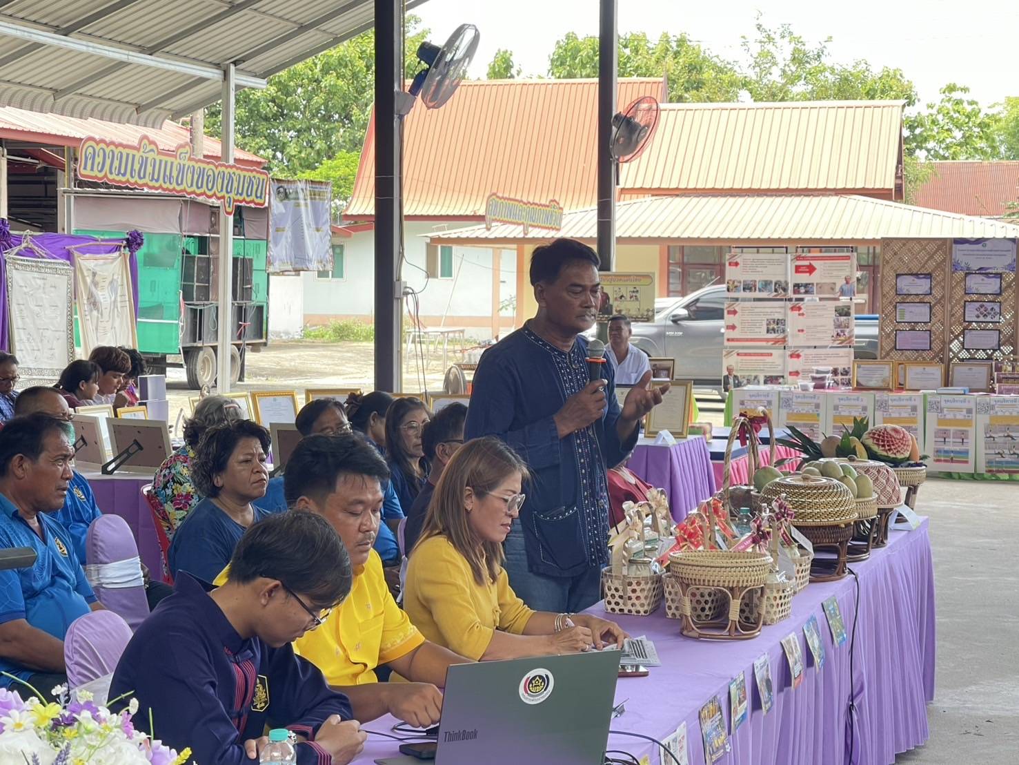 พัฒนาชุมชนสุโขทัยลงพื้นที่คัดสรรกิจกรรมพัฒนาชุมชนดีเด่นระดับจังหวัด ประจำปี 2568