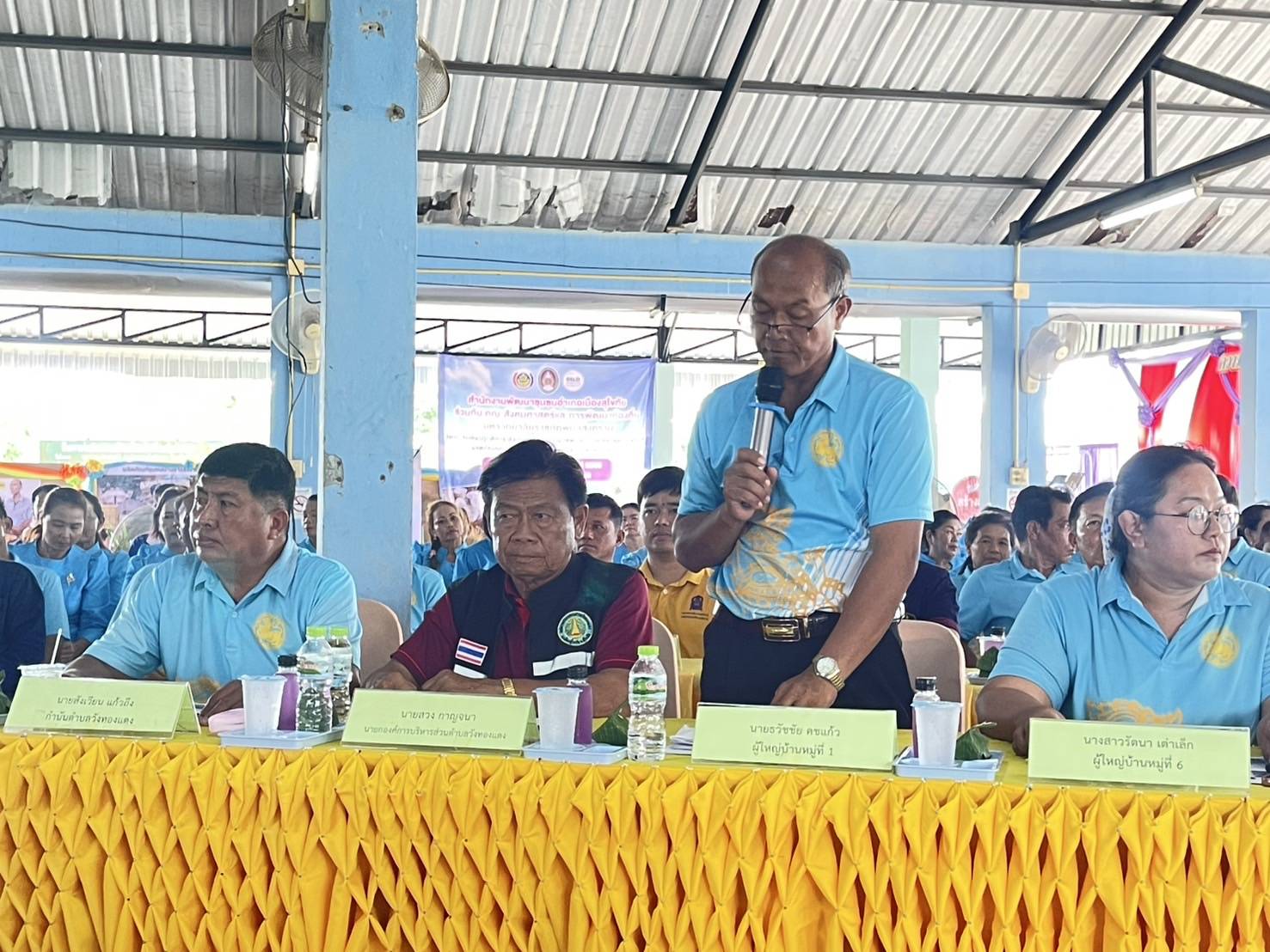 พัฒนาชุมชนสุโขทัยลงพื้นที่คัดสรรกิจกรรมพัฒนาชุมชนดีเด่นระดับจังหวัด ประจำปี 2568