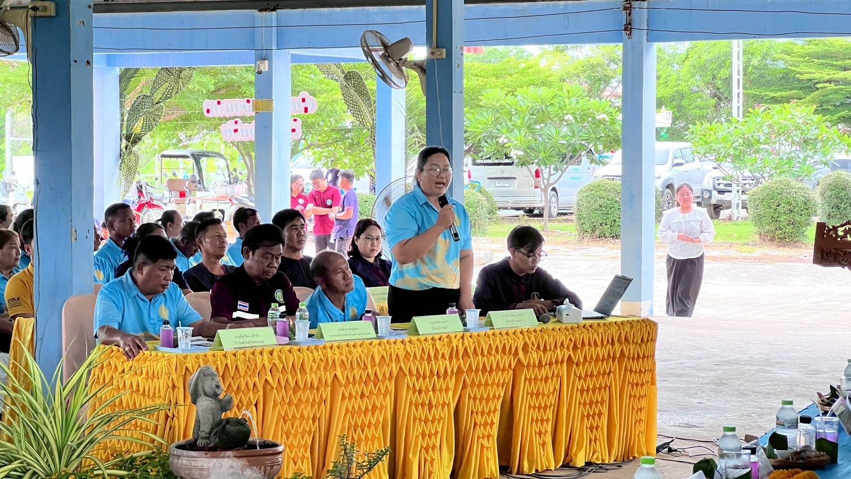 พัฒนาชุมชนสุโขทัยลงพื้นที่คัดสรรกิจกรรมพัฒนาชุมชนดีเด่นระดับจังหวัด ประจำปี 2568
