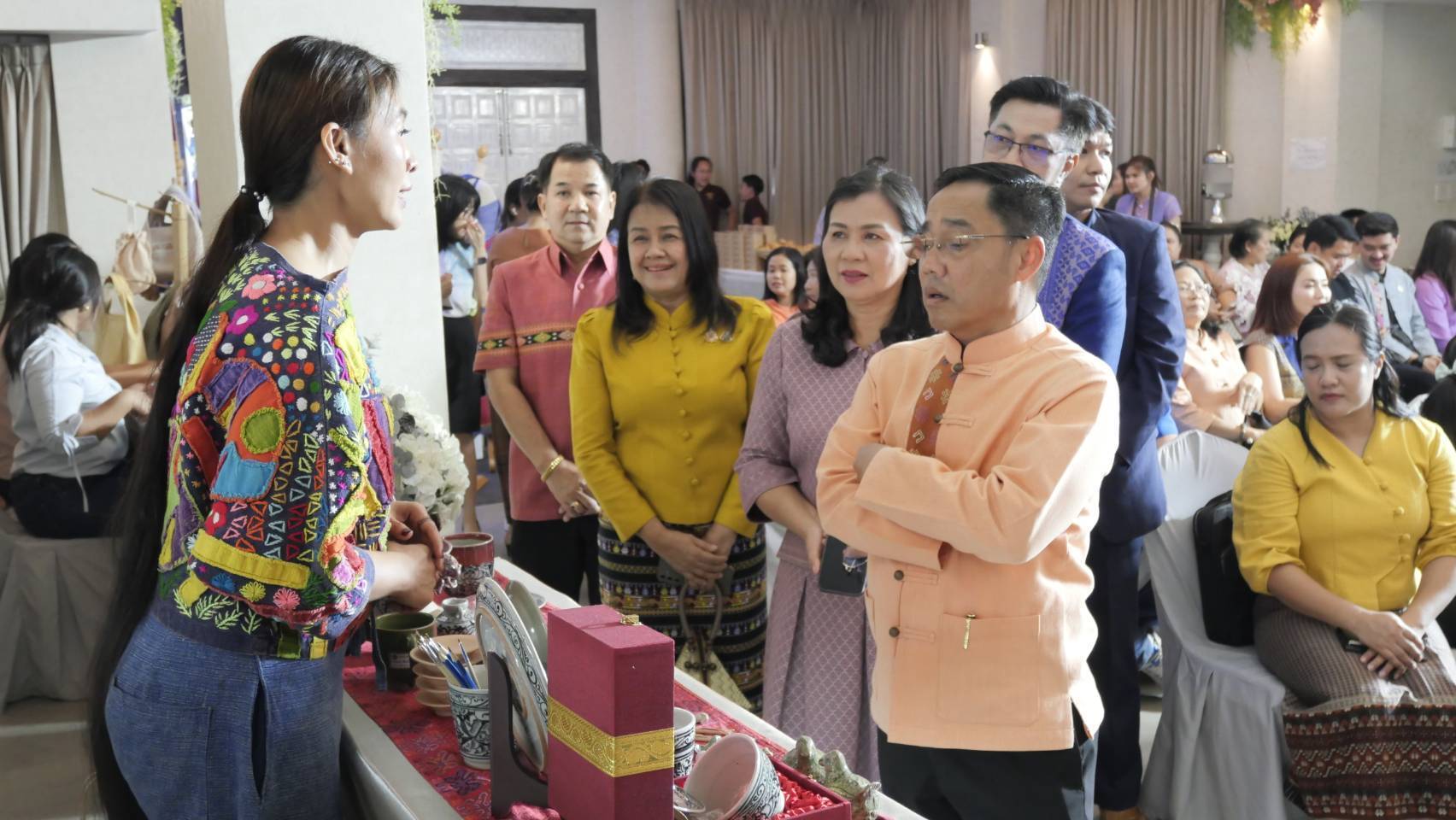 พช.สุโขทัย จัดพิธีแถลงข่าว OTOP หัตถศิลป์ ของดีพื้นถิ่น เมืองรุ่งอรุณสุโขทัย