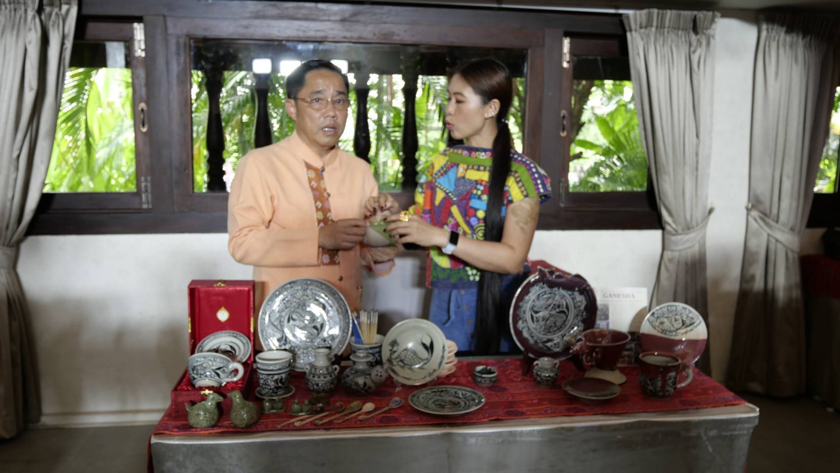 พช.สุโขทัย จัดพิธีแถลงข่าว OTOP หัตถศิลป์ ของดีพื้นถิ่น เมืองรุ่งอรุณสุโขทัย