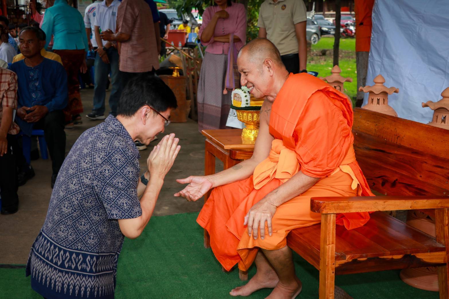 พช.สุโขทัย ร่วมพิธีเปิดโครงการส่งเสริมการท่องเที่ยวเชิงสร้างสรรค์และวัฒนธรรม กิจกรรม 1 อำเภอ 1 ลานสร้างสรรค์ อำเภอคีรีมาศ จังหวัดสุโขทัย ประจำปีงบประมาณ พ.ศ.2568