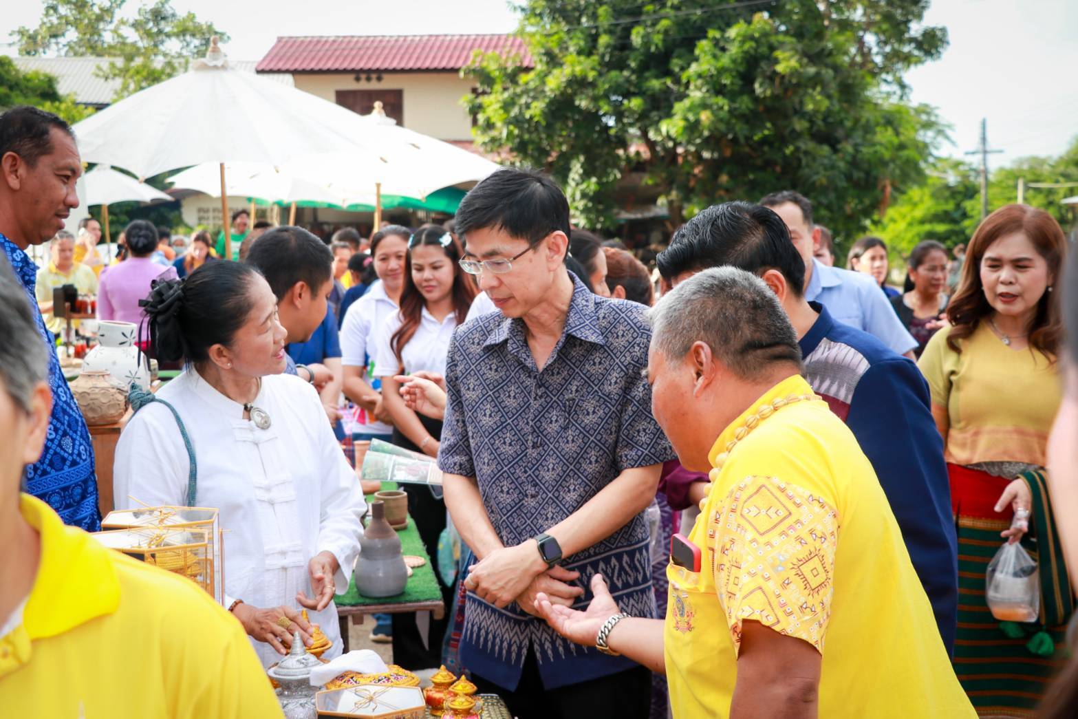 พช.สุโขทัย ร่วมพิธีเปิดโครงการส่งเสริมการท่องเที่ยวเชิงสร้างสรรค์และวัฒนธรรม กิจกรรม 1 อำเภอ 1 ลานสร้างสรรค์ อำเภอคีรีมาศ จังหวัดสุโขทัย ประจำปีงบประมาณ พ.ศ.2568