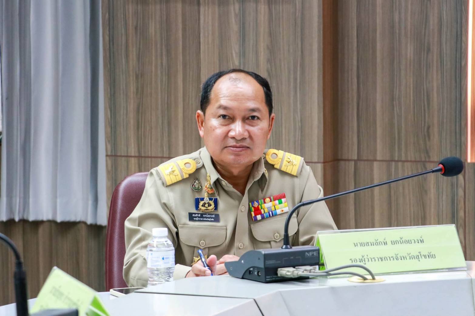 จังหวัดสุโขทัย เข้าร่วมประชุมติดตามนโยบายของรัฐบาล และภารกิจสำคัญของกระทรวงมหาดไทย