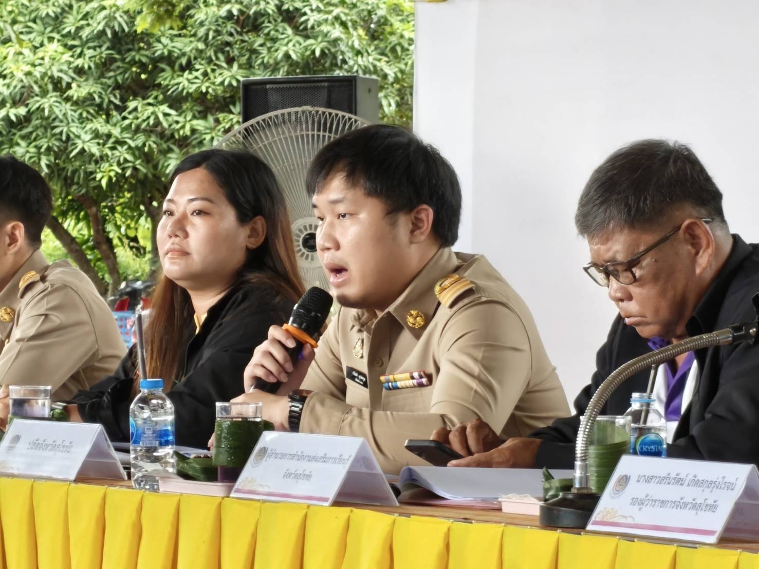 พช.สุโขทัย ลงพื้นที่คัดสรรกิจกรรมพัฒนาชุมชนดีเด่นระดับจังหวัด ประจำปี 2568