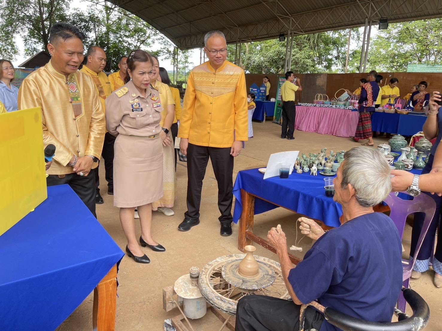 พช.สุโขทัย ลงพื้นที่คัดสรรกิจกรรมพัฒนาชุมชนดีเด่นระดับจังหวัด ประจำปี 2568