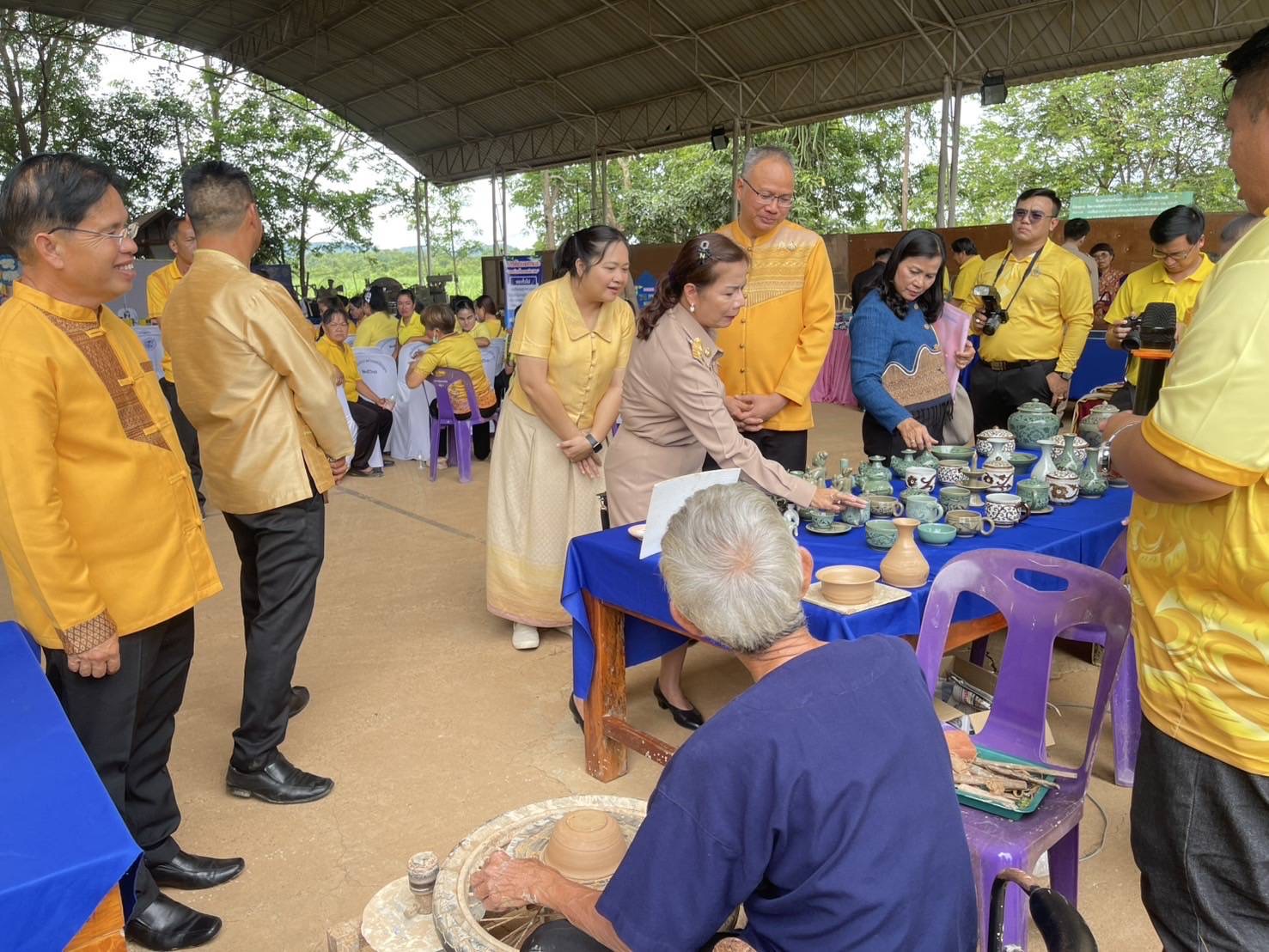 พช.สุโขทัย ลงพื้นที่คัดสรรกิจกรรมพัฒนาชุมชนดีเด่นระดับจังหวัด ประจำปี 2568