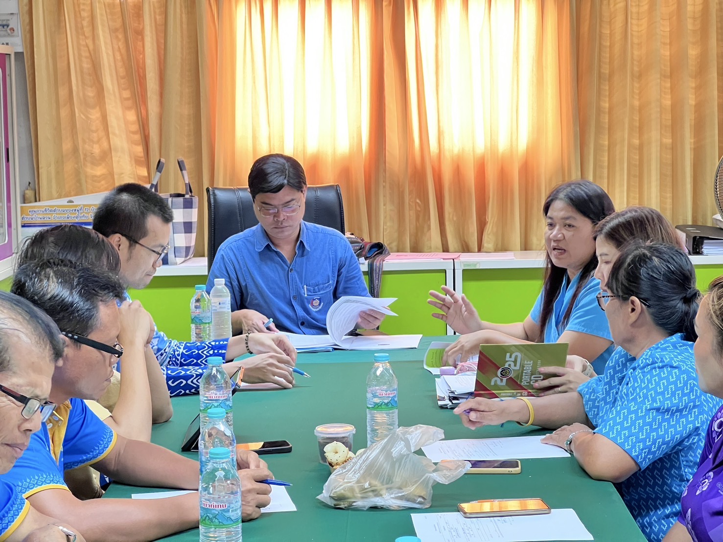 พัฒนาชุมชนสุโขทัย ลงพื้นที่เพื่อสนับสนุนการ จัดทำแบบสอบถาม เพื่อประเมินผลการดำเนินงานแผนปฏิบัติราชการประจำปี พ.ศ.2568 ของกรมการพัฒนาชุมชน